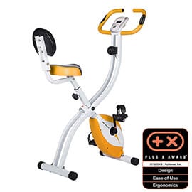 V/élo d/’Int/érieur pour Fitness et Sport /à Domicile Selle Confortable Ajustable 16 Niveaux de difficult/é V/élo d/’Appartement Motoris/é et Connect/é My Care FIT CV-351 par Care