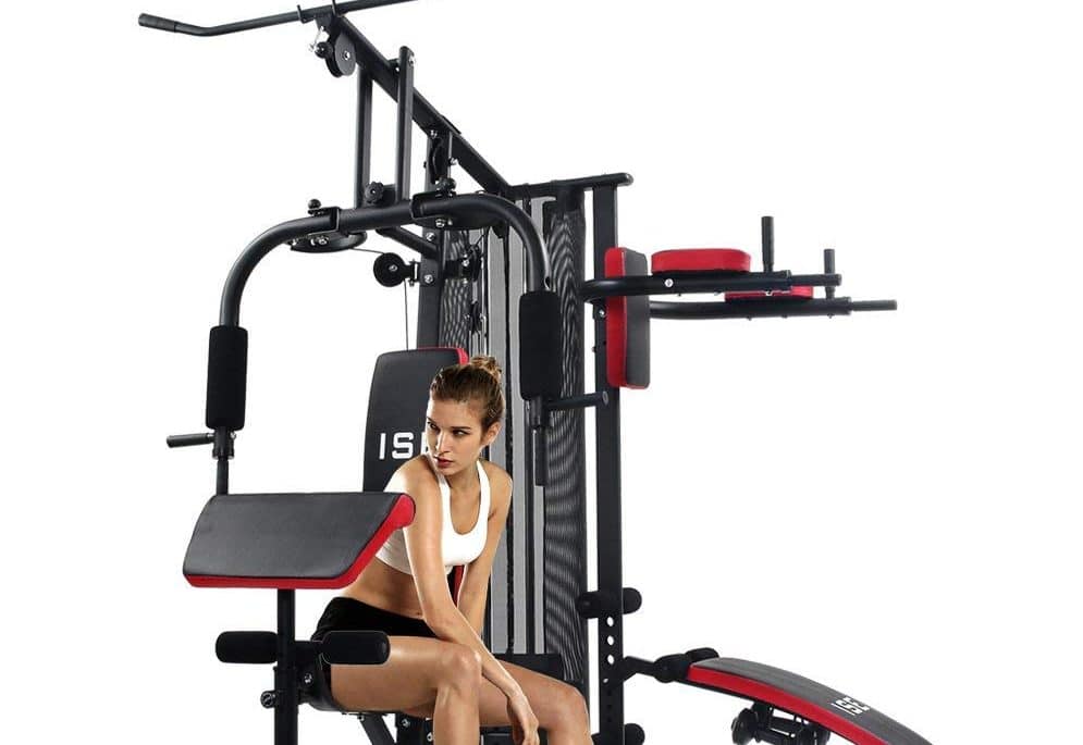 Banc de musculation multifonction avec réglages divers - Robuste et compact