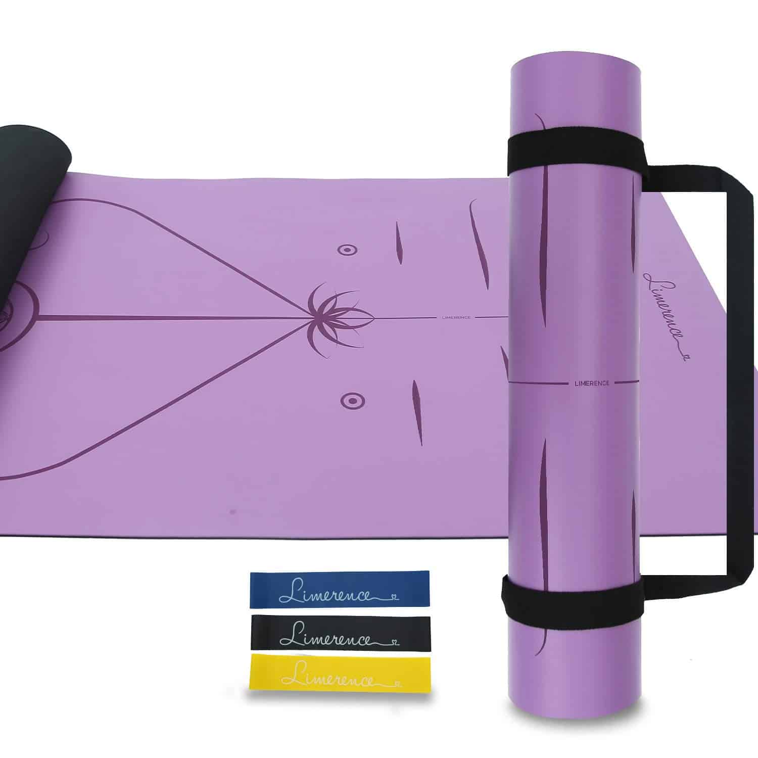 Tapis De Yoga NBR 1,5 Cm – Antidérapant – Gym, Pilates, Fitness – 180x61 Cm