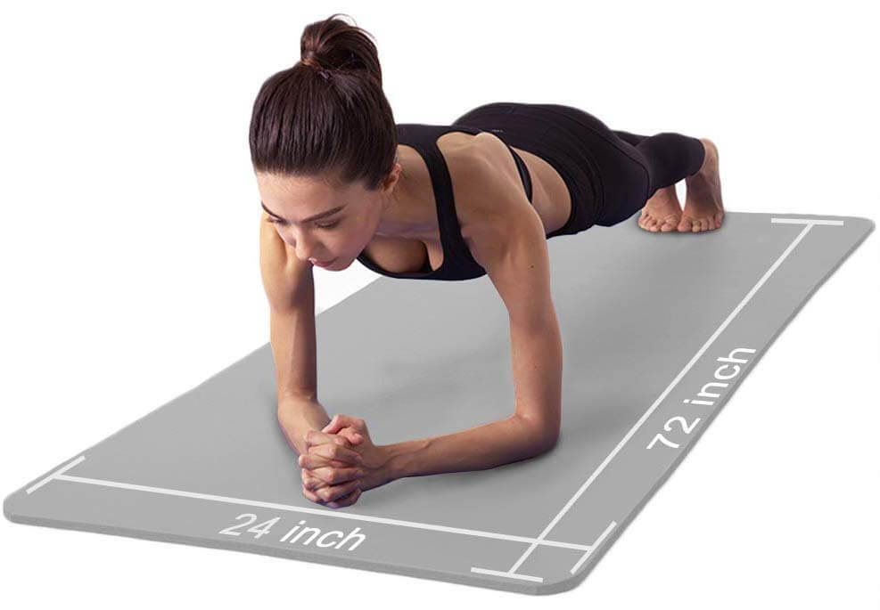 tapis de yoga épais pour femme