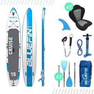 paddle board gonflable Cruise Tandem 15 pouces de Bluefin