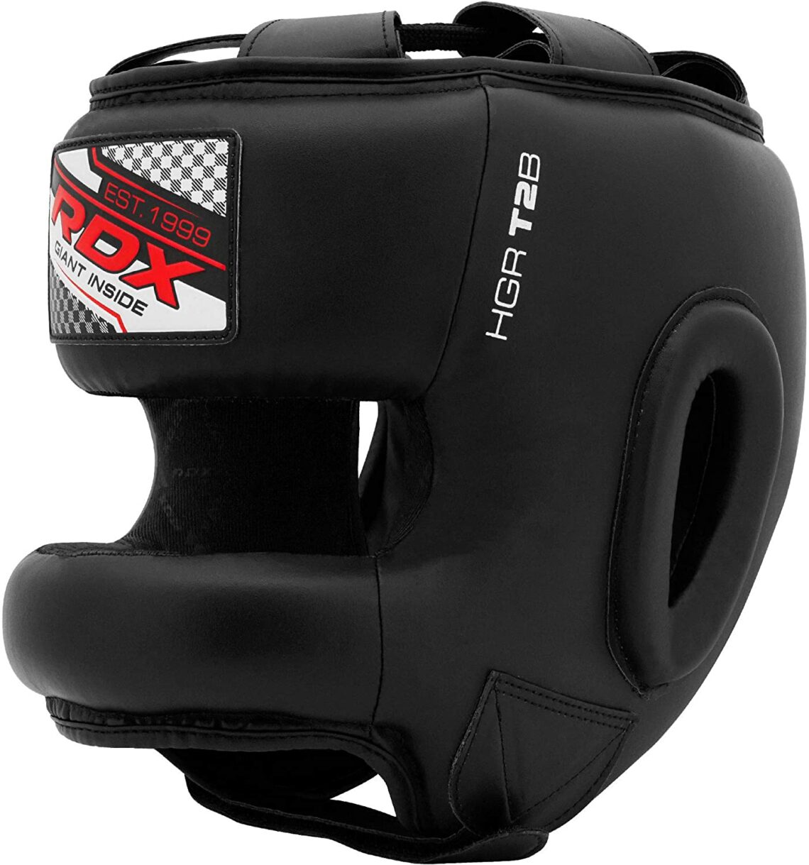 MADGON Casque de Boxe Pro Intégral - Absorbe Parfaitement Les Chocs, Bonne Vision, Transpiration Minime - Pour Arts Martiaux, MMA, Kick-Boxing et Sparring - Sac Inclus