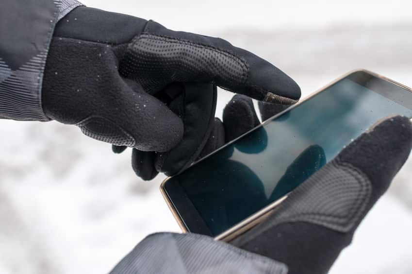 MFH Gants Tactile Lightweight capable de touchscreen 