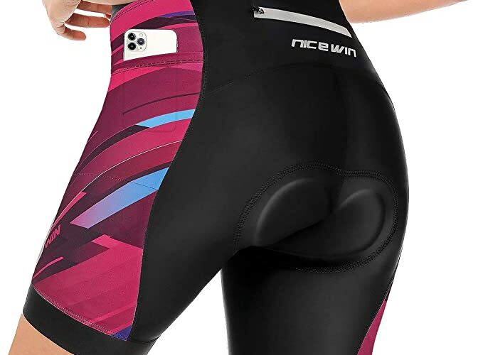 Cuissard De Cyclisme Femme Short Vélo Imprimé 3D Rembourré - VTT Route Montagne - Confort Respirant