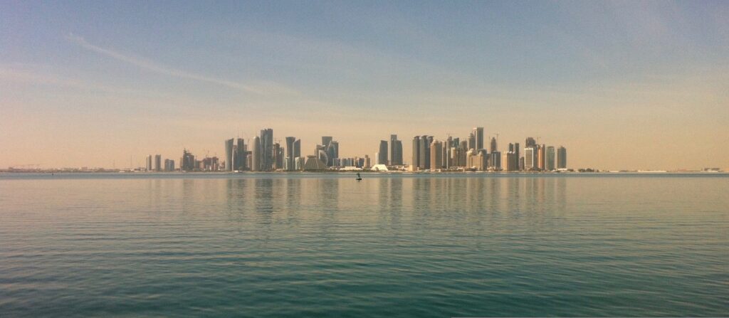 Doha, ville qui accueillera des matchs de la coupe du monde Qatari