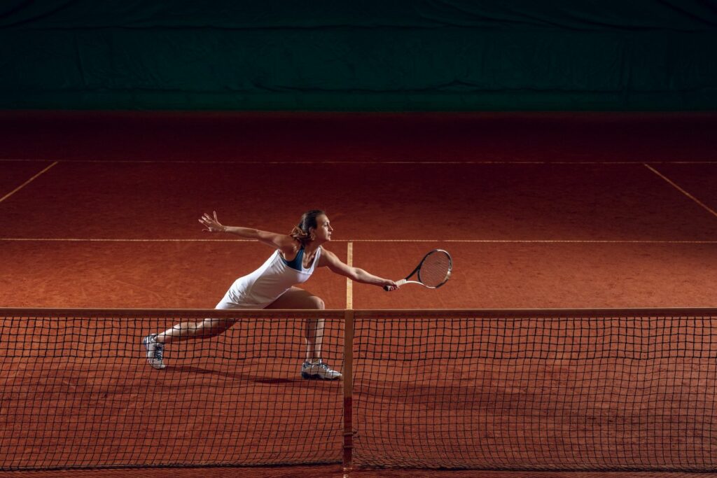 Une championne de tennis